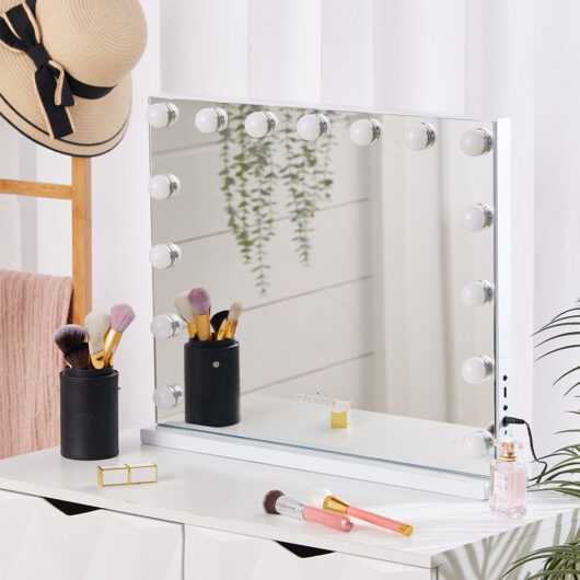 Hollywood LED Vanity Mirror with Bluetooth White