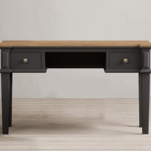Lawson Oak and Charcoal Grey Painted Dressing Table